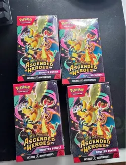 Pokemon Ascended Heroes Booster Bundle - Lot of 4 SEALED SHIPS ASAP✅ - Image 1