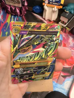 2015 Pokemon Shiny Mega Rayquaza EX Full Art 98/98 XY Ancient Origins - Image 1