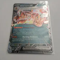 CHARIZARD EX 196 HOLO SCARLET & VIOLET PROMO POKEMON NM/M CHARIZARD EX 196 - Image 1