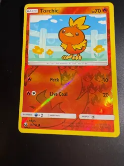 TORCHIC 26/168 COMMON CELESTIAL STORM POKEMON LIGHTLY PLAYED REVERSE HOLO - Image 1