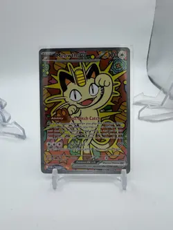 Meowth ex 121/088 ENGLISH Special Illustration Rare - Perfect Order SIR Pokemon - Image 1