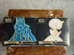 Pokemon Center Elite Trainer Box Mega Evolution Lucario & Gardevoir Pokemon Tcg - Image 1