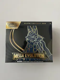 Pokemon Mega Evolution Elite Trainer Box TCG Lucario Gardevoir English - Image 1