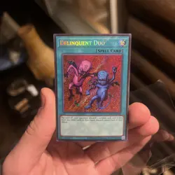 Yugioh Delinquent Duo LCKC-EN101 Secret Rare 1st Ed NM - Image 1