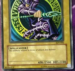Yu-Gi-Oh! TCG Dark Magician SDY-006 Unlimited Ultra Rare Heavy Damage - Image 4
