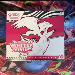 Pokemon TCG Scarlet & Violet White Flare ETB Elite Trainer Box Factory Sealed - Image 1