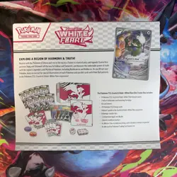 Pokemon TCG Scarlet & Violet White Flare ETB Elite Trainer Box Factory Sealed - Image 2
