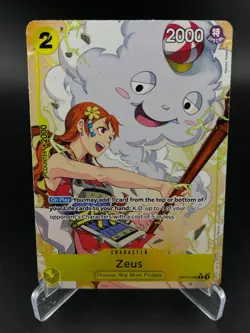 Zeus (Alternate Art) OP11-106 Rare A Fist of Divine Speed One Piece NM - Image 1