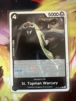 One Piece TCG English OP13-089 St. Topman Warcury R Foil - Image 1