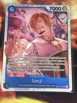 One Piece TCG Sanji OP11-051 Super Rare Near Mint English - Image 1
