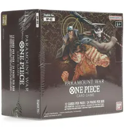 One Piece Paramount War Booster Box Red Bottom OP-02 English Factory Sealed - Image 1