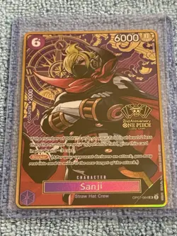 Sanji Japanese 2nd Anniversary Set English Promo One Piece NM - Image 5