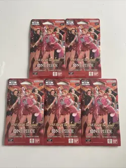 One Piece EB03 Sleeved Booster Pack (Lot of 5) One Piece Heroines Edition SP 🔥 - Image 1