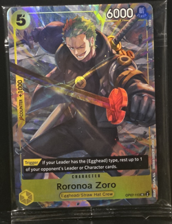 Namco Roronoa Zoro OP07-113 One Piece Promotion Foil Uncommon 6000 Power Cost 5 - Image 1