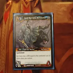 World of Warcraft TCG Lord Kur'talos Ravencrest War ofnthe Ancients 101/240 - Image 1