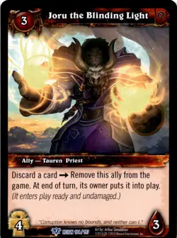 Joru the Blinding Light World of Warcraft TCG WOW - Image 1