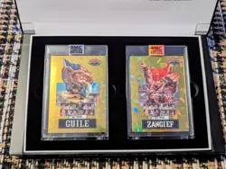 2024 SMC Saturday Morning Cards Street Fighter 2 MATRIX GOLD Guile & Zangief /25 - Image 1