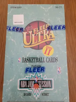 1992/93 Fleer Ultra Basketball Series 2 Factory Sealed Box - Image 1