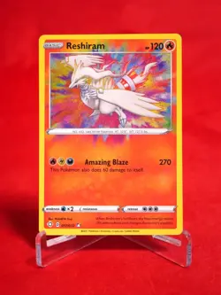 Pokemon Card TCG Reshiram 017/072 Holo 2021 - Image 1
