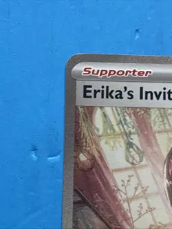 Pokemon Erika's Invitation 203/165 Scarlet & Violet 151 Full Art Holo Card🔥🔥🔥 - Image 2