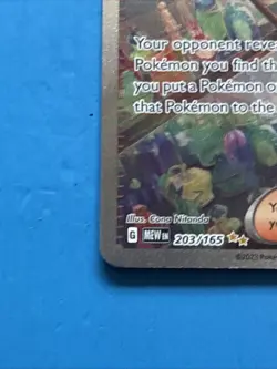 Pokemon Erika's Invitation 203/165 Scarlet & Violet 151 Full Art Holo Card🔥🔥🔥 - Image 5