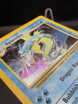 Vintage 2000 Pokemon Base Set 2 Gyarados 7/130 Holo Card LP- - Image 4