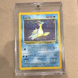 Wizards of the Coast Lapras 10/62 Fossil Holo Rare 80 HP Pokemon Card 1999 - Image 1