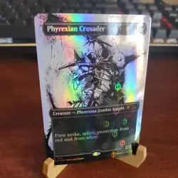 MTG: Phyrexian Crusader Step-and-Compleat FOIL, NM Secret Lair Drop Chase Card!! - Image 2