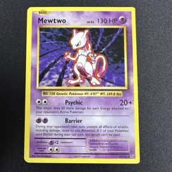 Mewtwo 51/108 Non Holo Rare XY Evolutions 2016 Pokemon Card - LP - Image 1