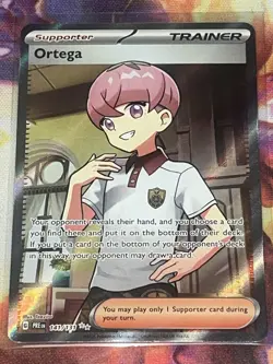 Ortega 141/131 Prismatic Evolutions Ultra Rare Pokemon TCG Card NM - Image 1
