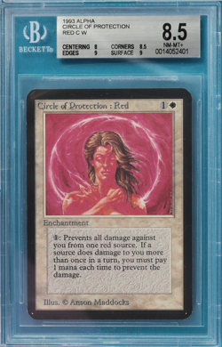 Circle of Protection: Red Alpha NM CARD (0014052401) ABUGames - Image 1