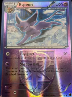 2013 ESPEON 48/116 Black & White Plasma Freeze Pokemon Card Reverse Holo LP (A) - Image 4