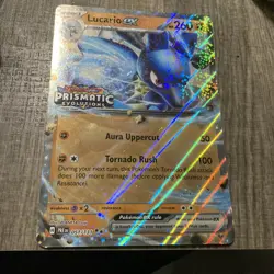 Lucario ex (Prismatic Evolutions Stamp) 051/131 Jumbo Cards Holo - Image 1