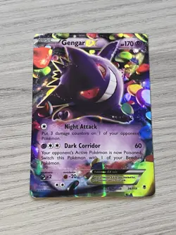 Pokemon TCG Gengar EX 34/119 Phantom Forces Ultra Rare Card READ DESCRIPTION - Image 2