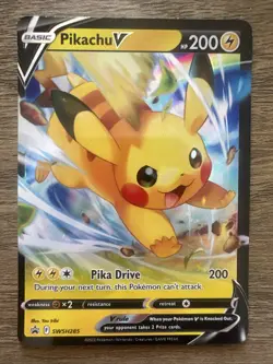 Pokemon Pikachu V SWSH285 SWSH: Sword & Shield Promo Cards NM - Image 1