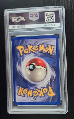 Pokemon Machop Base Set Common Regular PSA 9 Mint Card # 52/102 1999 English - Image 2