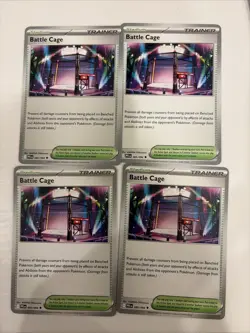 Battle Cage 085/094 Phantasmal Flames Pokemon TCG NM (4x Playset) - Image 1