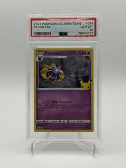 2021 Cosmoem 014/025 Pokemon Celebrations Holo 25th PSA 10 - Image 1