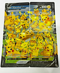 Pokemon Celebrations Pikachu V-Union #SWSH139/140/141/142 Promo Collection - Image 1