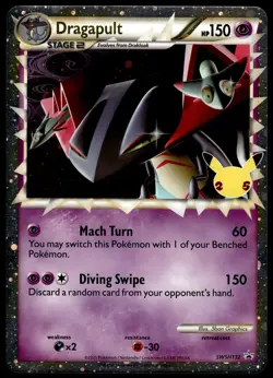 Dragapult SWSH132 JUMBO OVERSIZED Black Star Promo Pokemon Card - Image 1