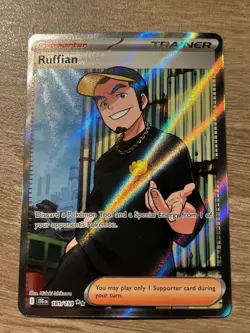 Pokemon Ruffian 181/159 Journey Together Supporter Full Art Ultra Rare - NM - Image 1
