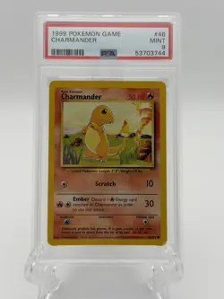 1999 Pokemon Base Set Charmander #46/102 – PSA 9 (Mint) - Image 1