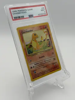 1999 Pokemon Base Set Charmander #46/102 – PSA 9 (Mint) - Image 2