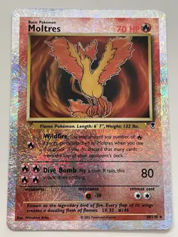 Moltres 30/110 Legendary Collection Reverse Holo UNGRADED - POKEMON TCG - GOOD - Image 1