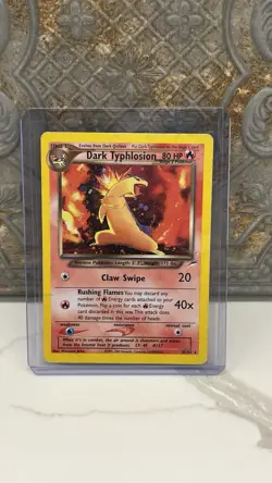 2002 Pokemon Neo Destiny Dark Typhlosion Unlimited #10/105 Holo - VHP - Image 1