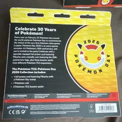 Pokemon TCG 2026 Pokemon Day Special Edition Box English Pikachu Promo Booster - Image 2