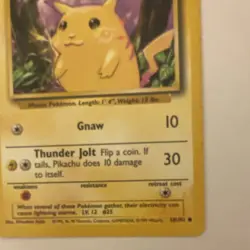 Pikachu Base set Pokemon TCG Wotc Base set #58 English Regular - Image 3