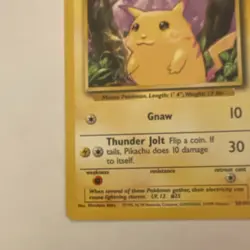 Pikachu Base set Pokemon TCG Wotc Base set #58 English Regular - Image 4