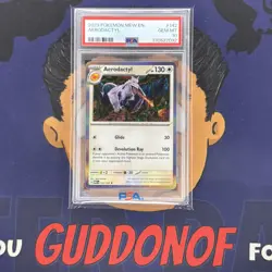 💎PSA 10 GEM MINT 2023 Pokemon Mew EN-151 AERODACTYL #142 Holo Rare - Image 1