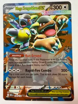 Mega Kangaskhan ex 104/132 Pokemon TCG Double Rare Mega Evolution NM - Image 1